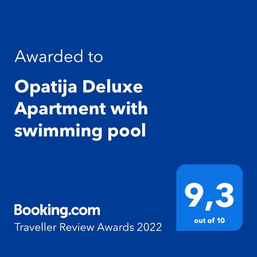 Opatija Deluxe Apartment With Swimming Pool Luaran gambar